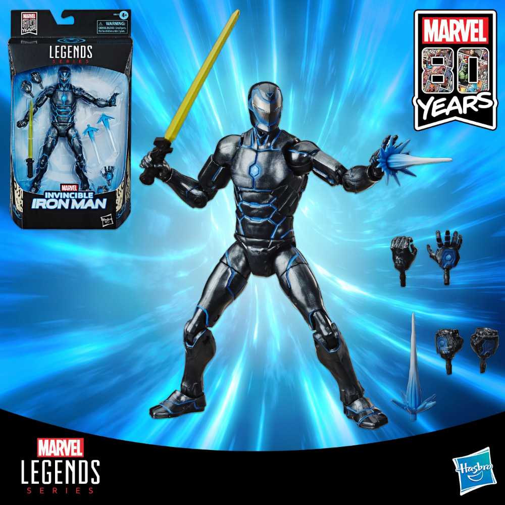 Iron Man (Invincible - Stealth) - Hasbro (Marvel 80 Years) action figure collectible [Barcode 5010993657865] - Main Image 4