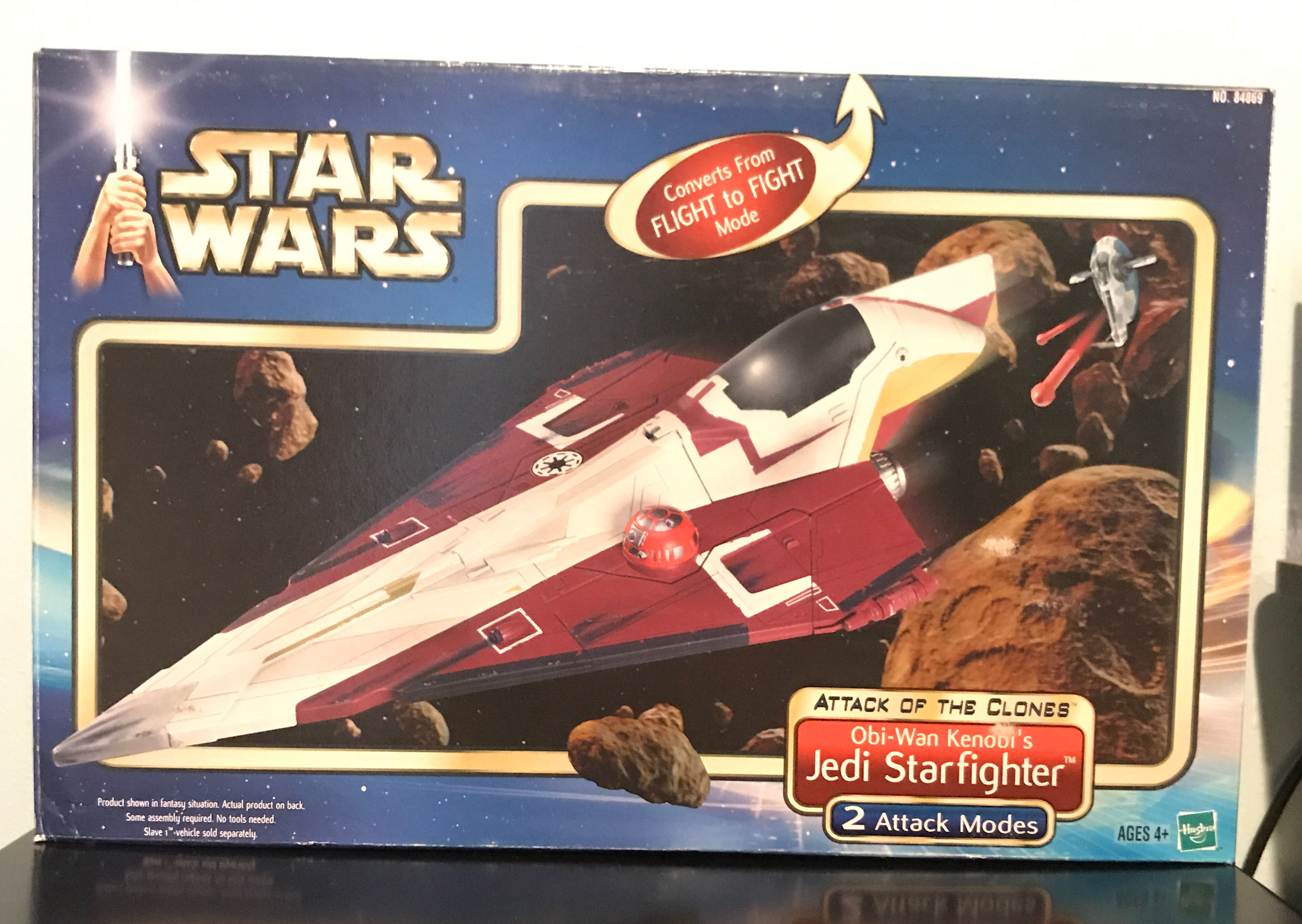 Obi-Wan Kenobi’s Jedi Starfighter - Hasbro (Star Wars: Attack Of The Clones) action figure collectible [Barcode 076930848692] - Main Image 2