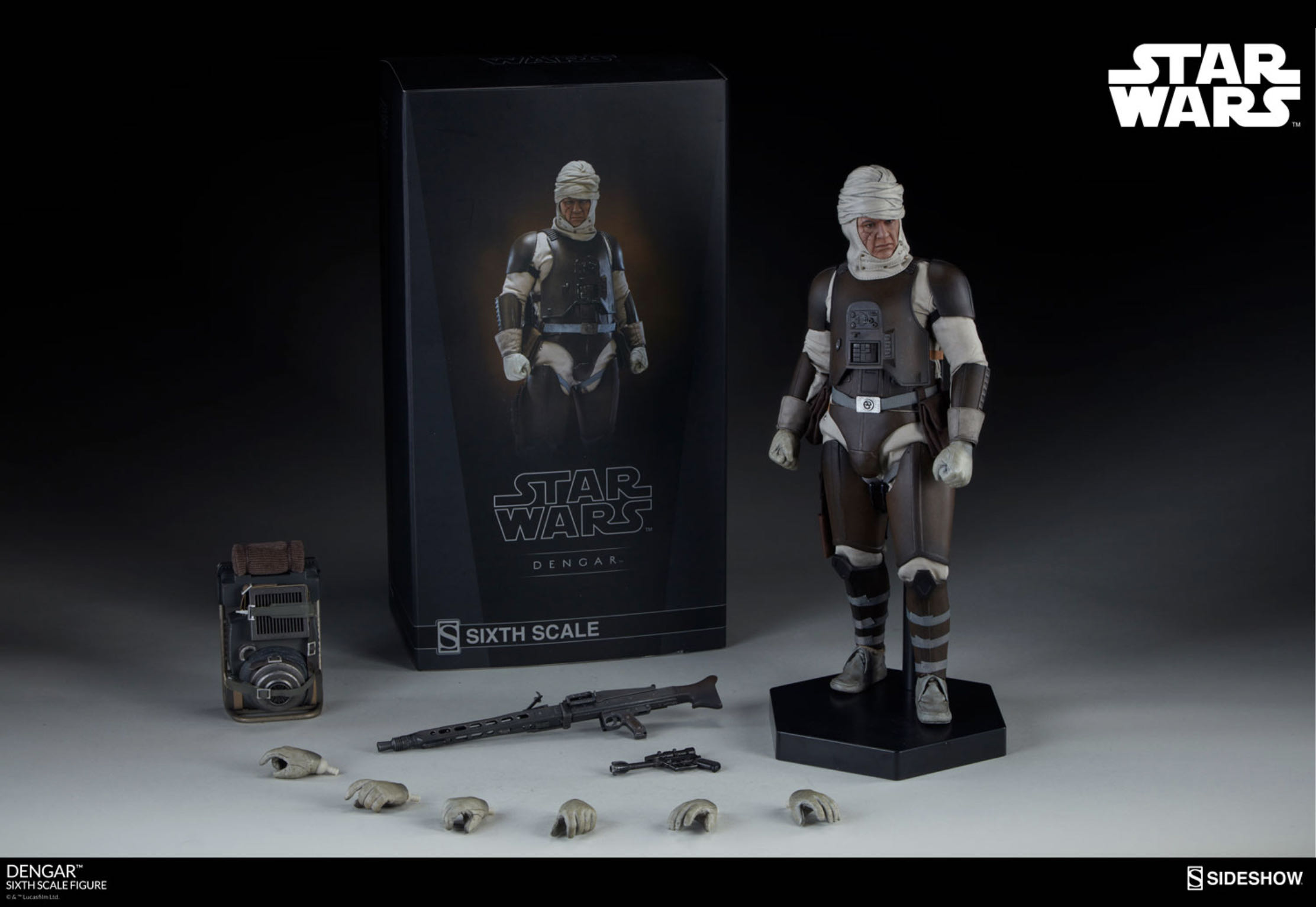 Dengar (ESB) - Sideshow Collectibles (Star Wars) action figure collectible [Barcode 747720225565] - Main Image 4