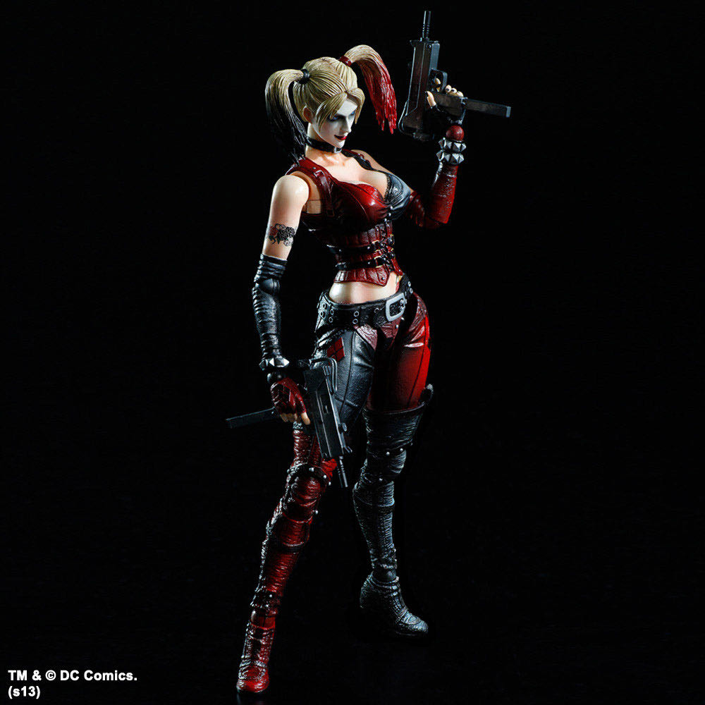 Play Arts Kai Harley Quinn - Batman Arkham City - Square Enix (DC Universe Variant Play Arts Kai) action figure collectible - Main Image 2