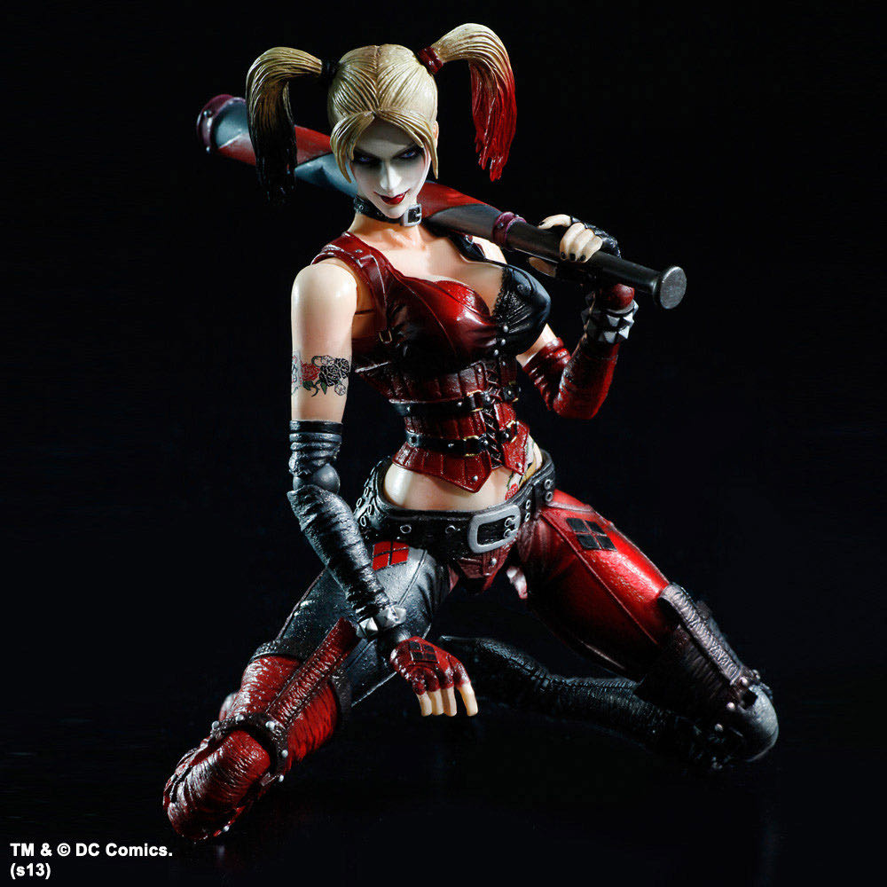 Play Arts Kai Harley Quinn - Batman Arkham City - Square Enix (DC Universe Variant Play Arts Kai) action figure collectible - Main Image 3