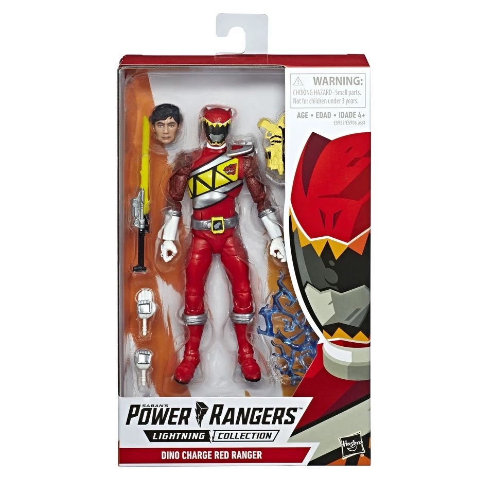Power Rangers Dino Charge Red Ranger - Hasbro (Power Rangers Lightning Collection) action figure collectible [Barcode 630509808397] - Main Image 4
