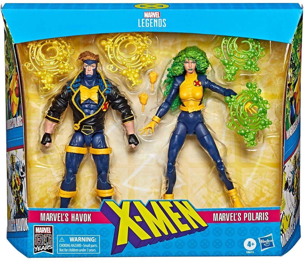 Marvel Legends Havok/Polaris Two Pack - Hasbro (Marvel Legends 80 Years) action figure collectible [Barcode 5010993654246] - Main Image 9