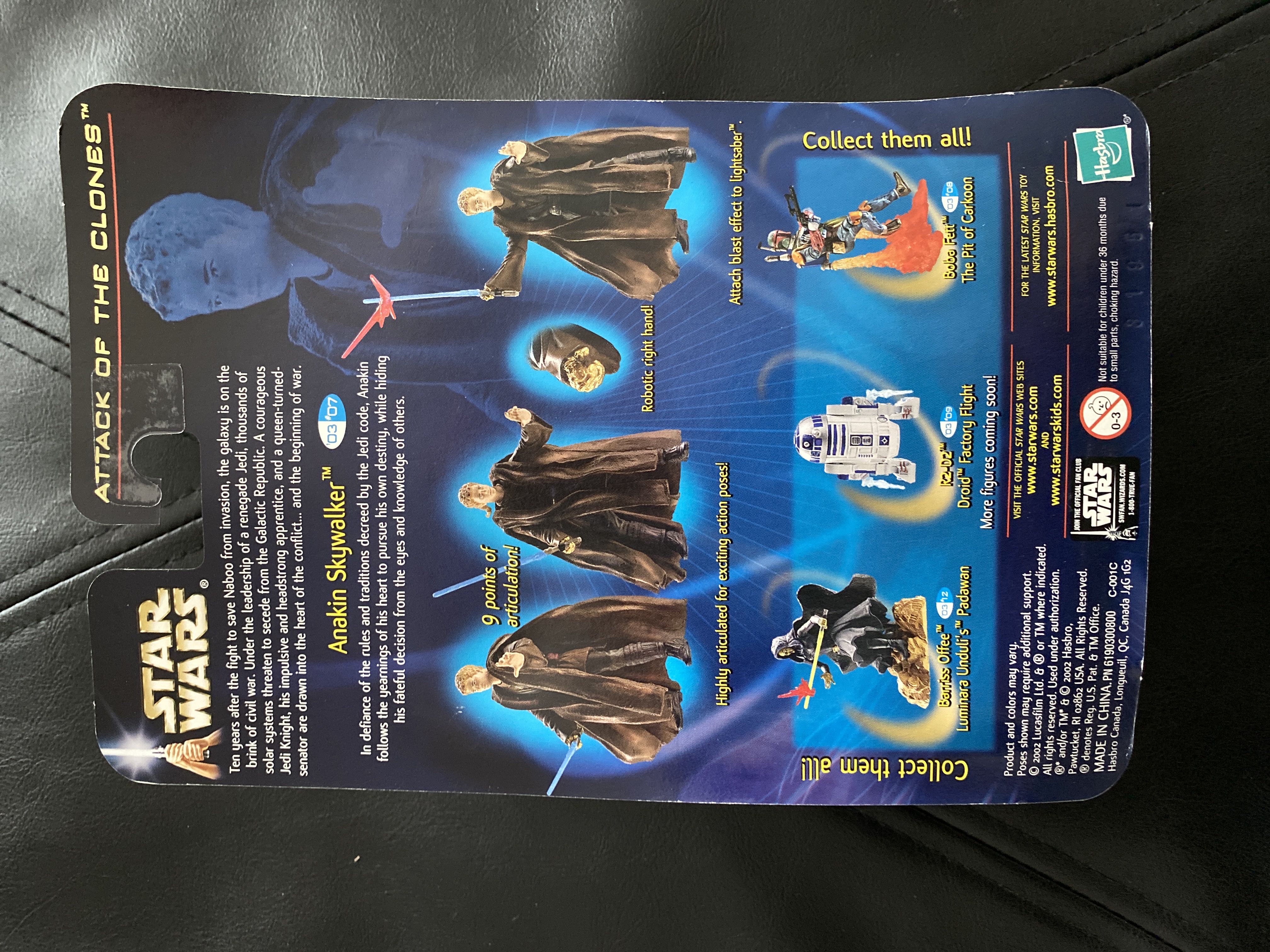 Anakin Skywalker (Secret Ceremony) #03/07 - Hasbro (Star Wars Saga) action figure collectible [Barcode 076930849279] - Main Image 3