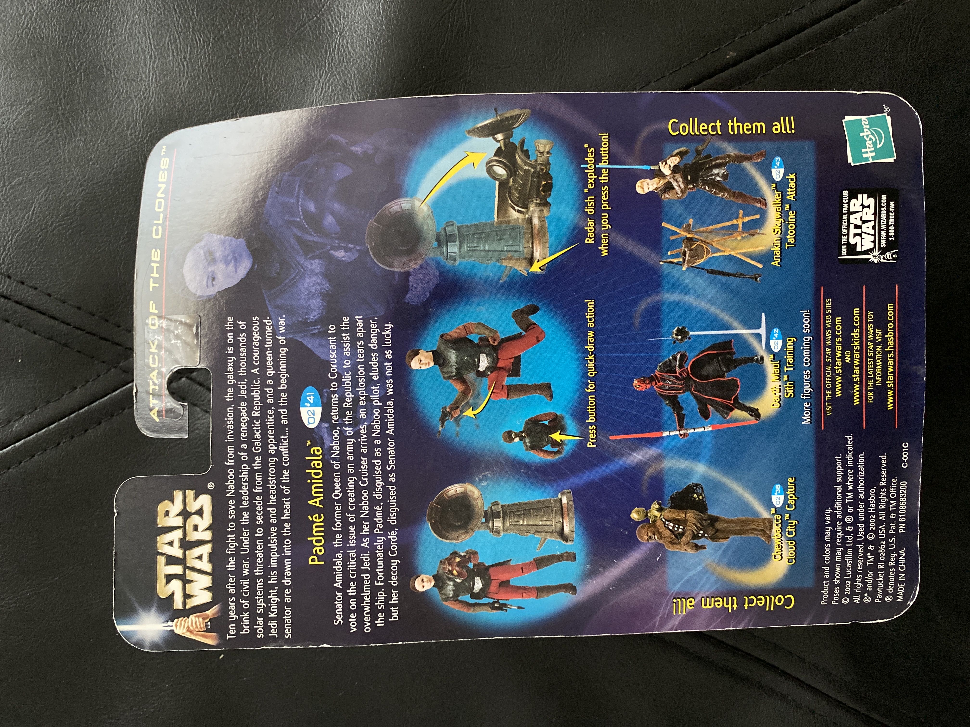 Padme Amidala (Coruscant Attack)#41 - Hasbro ( SWS ) (Saga Series ( 2002 - 2004 )) action figure collectible [Barcode 076930849040] - Main Image 2