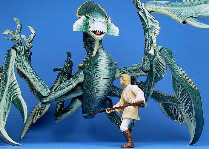 Obi-Wan Kenobi (Acklay Battle) - Hasbro (Attack Of The Clones) action figure collectible [Barcode 076930848708] - Main Image 4