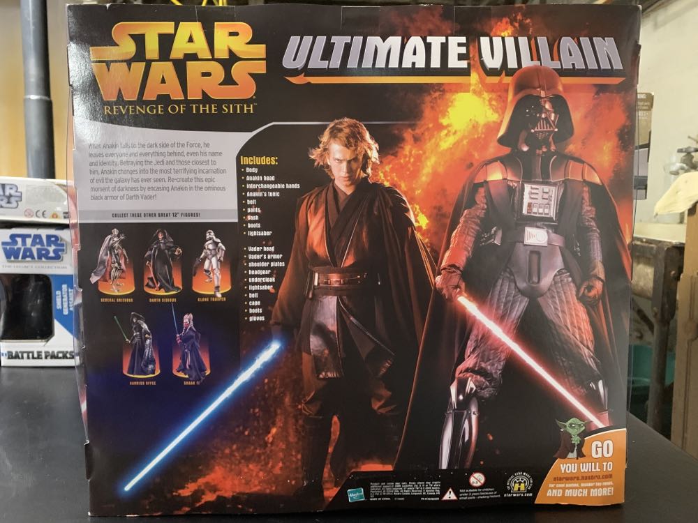 Anakin Skywalker/Darth Vader (Ultimate Villain) - Hasbro (Revenge Of The Sith) action figure collectible [Barcode 653569011392] - Main Image 2
