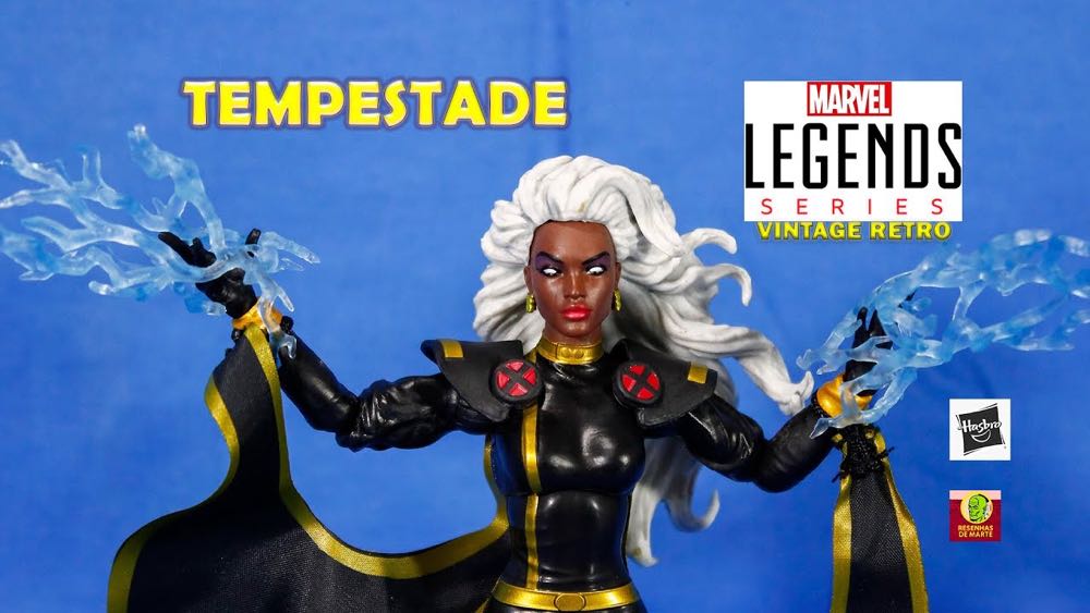 Marvel Legends Retro - Storm (Black) - Hasbro (Marvel Legends Retro) action figure collectible [Barcode 5010993697946] - Main Image 3