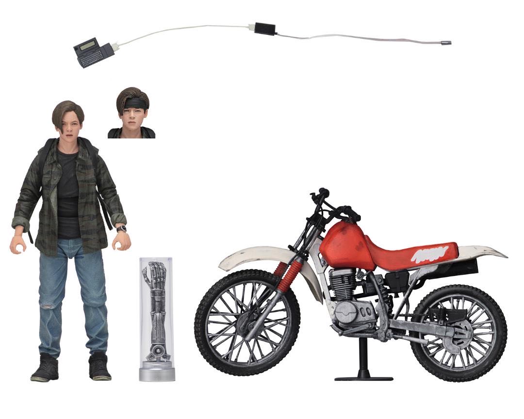 Terminator 2 (Ultimate Collection): John Connor With Motorbike - Neca (Terminator) action figure collectible [Barcode 634482519134] - Main Image 2