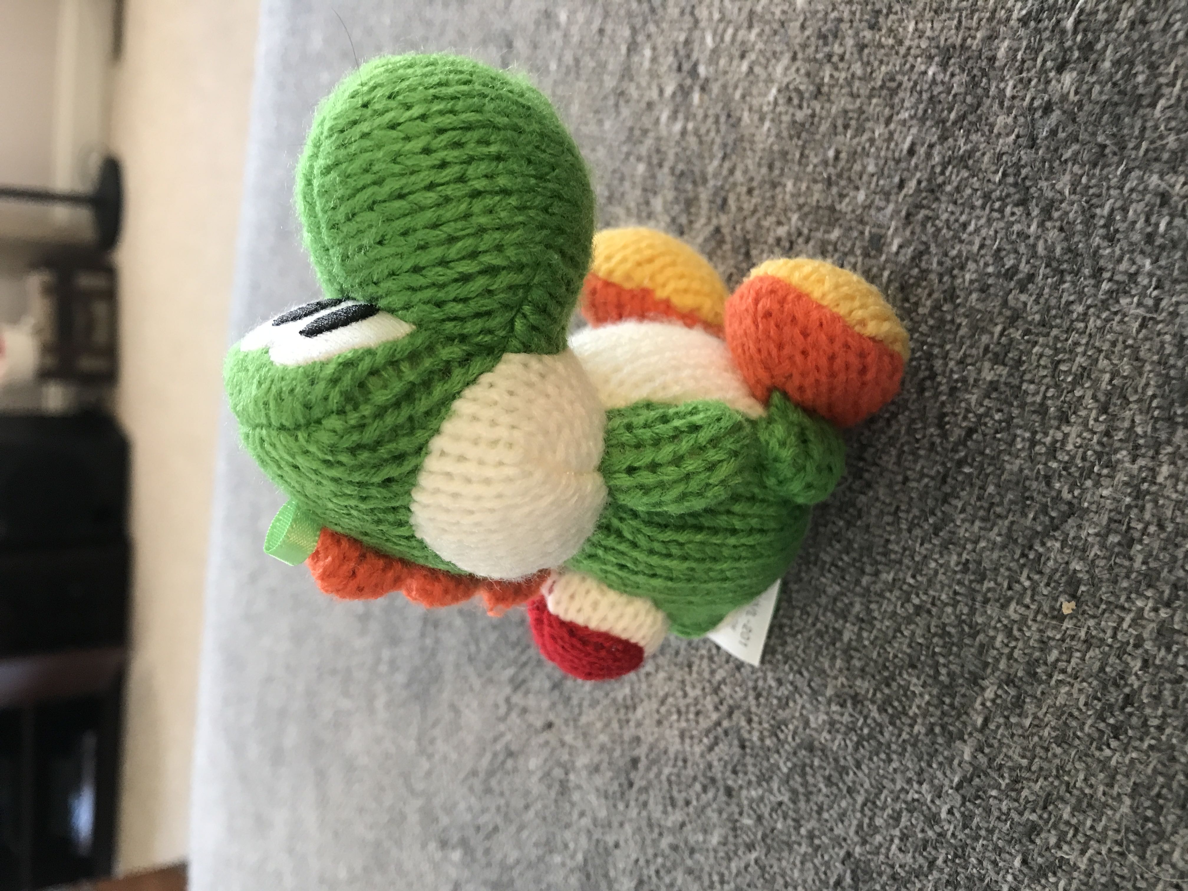 Green Yarn Yoshi - Nintendo (Amiibo- Yoshi’s Wooly World) action figure collectible - Main Image 2