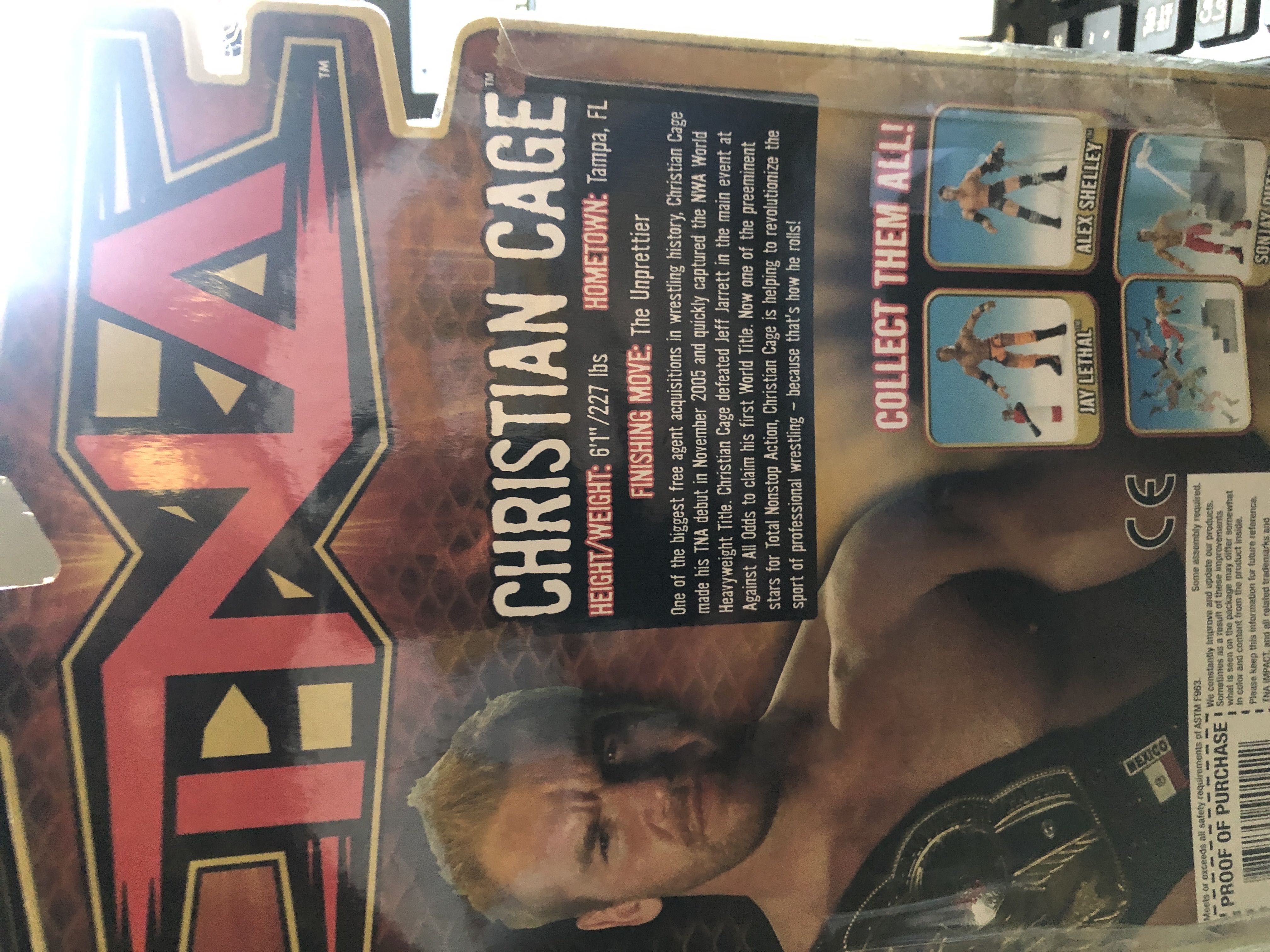 TNA - Christian Cage - Marvel Toys (Wrestling) action figure collectible [Barcode 883199901422] - Main Image 2