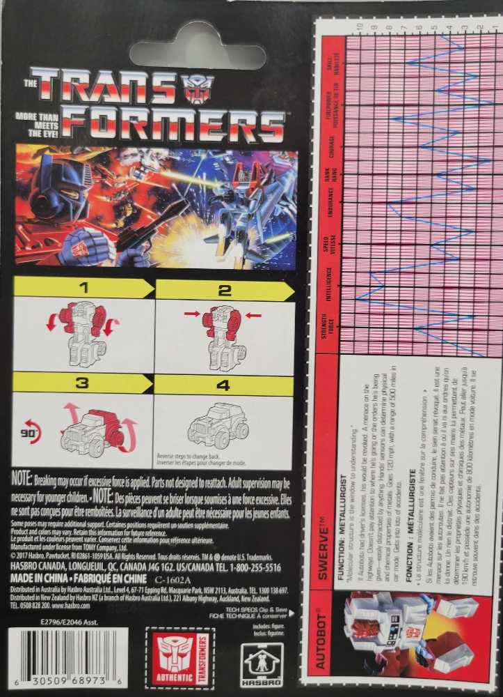 G1 Swerve Ko - Chinese Ko (G1 Transformers) action figure collectible - Main Image 3