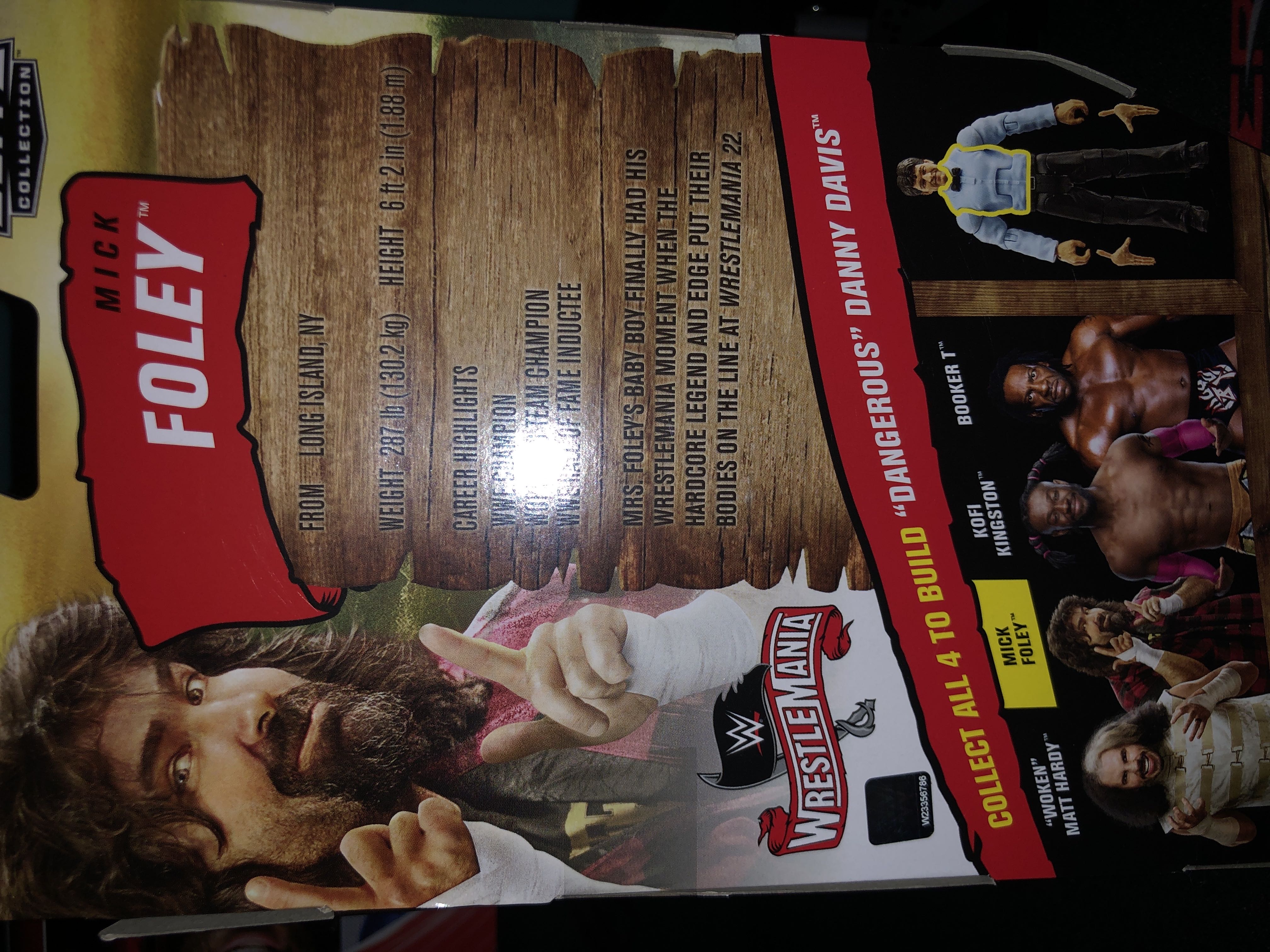 Mick Foley (Elite) - Mattel Wwe (WWE WrestleMania Elite Collection) action figure collectible [Barcode 887961834130] - Main Image 2