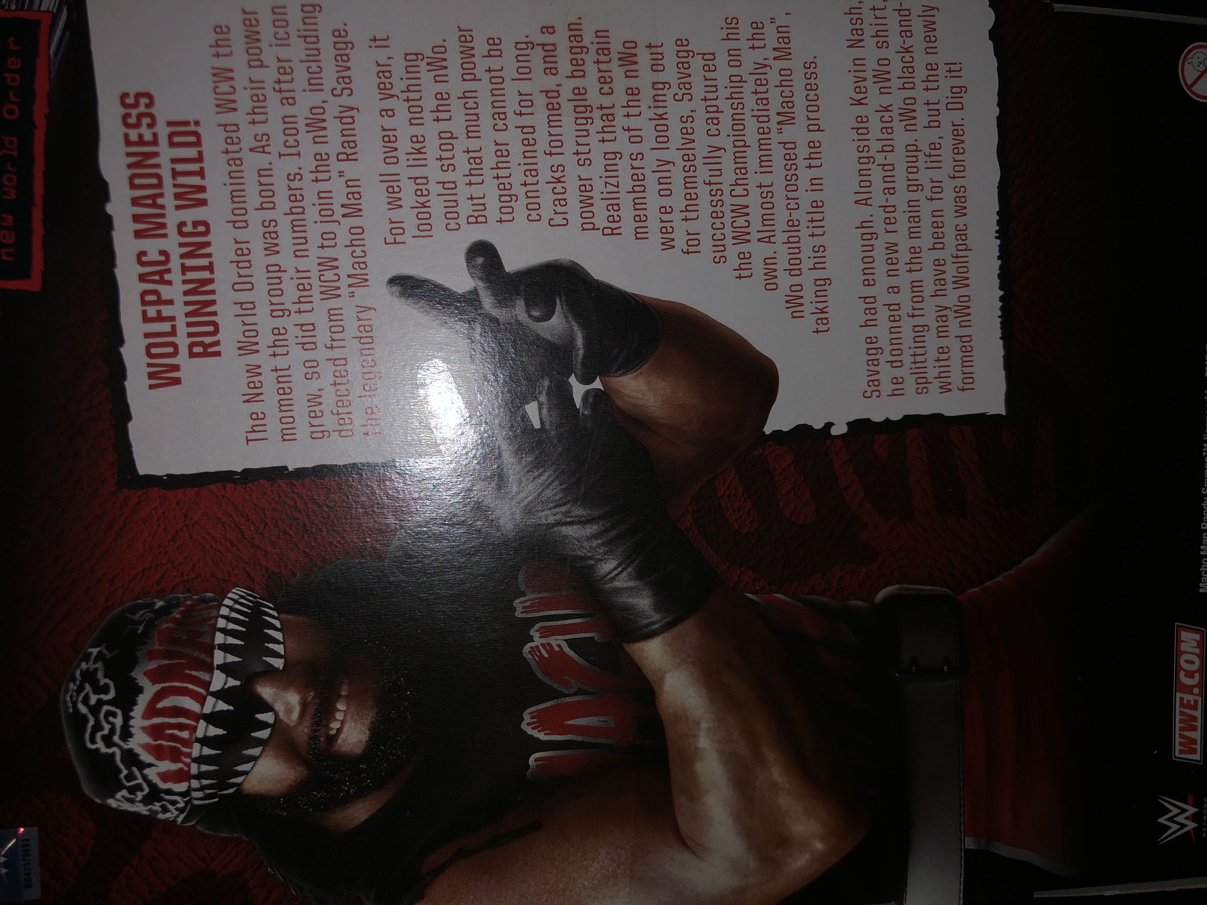 “Macho Man” Randy Savage NWO Wolfpac - Mattel (WWE Ringside Exclusive) action figure collectible [Barcode 887961432961] - Main Image 2