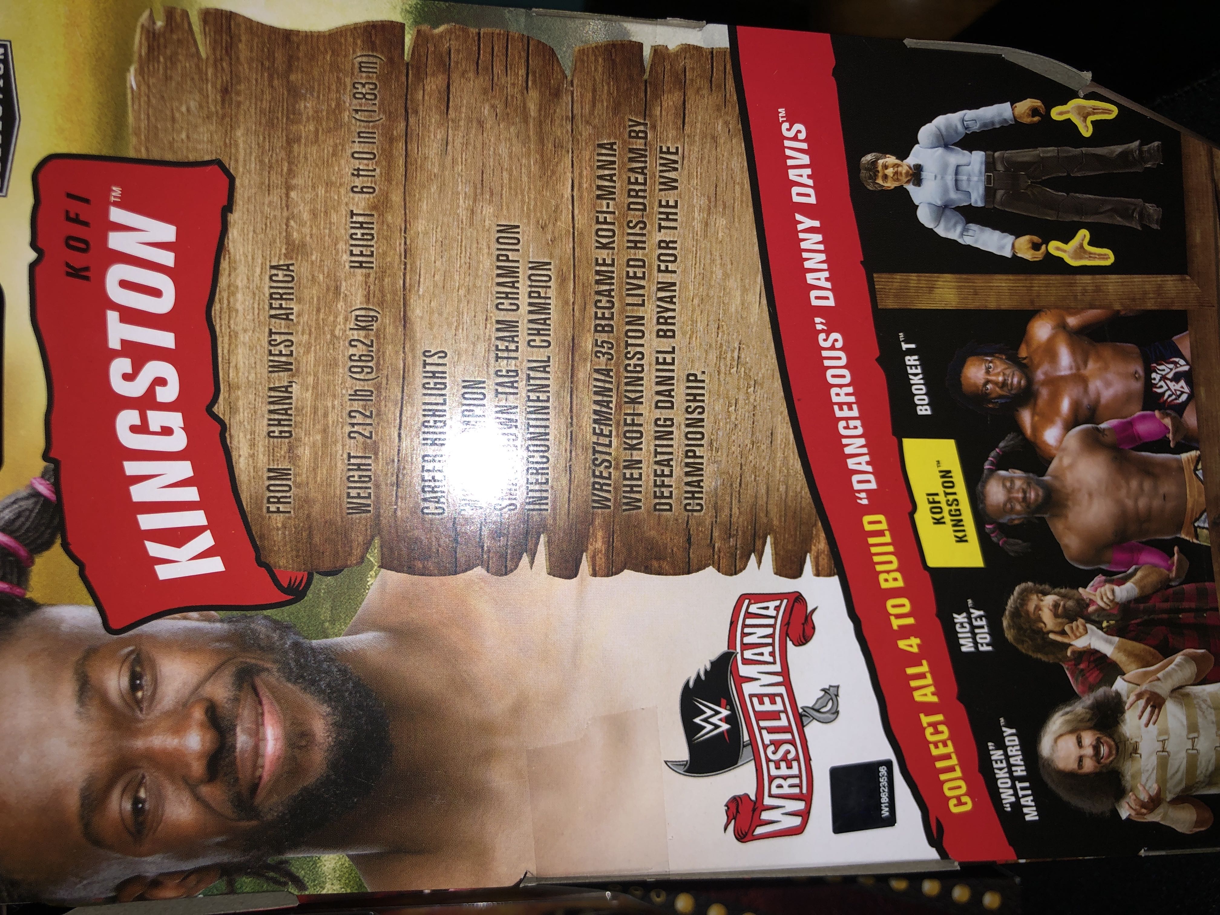 Kofi Kingston - Mattel (Kofi Kingston) action figure collectible [Barcode 887961834154] - Main Image 2