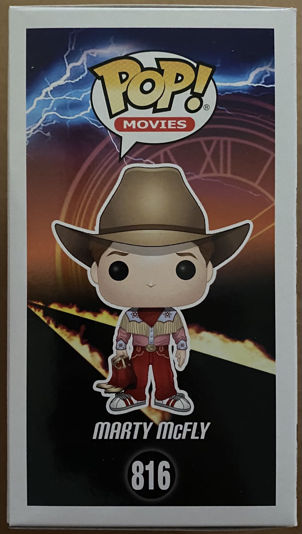 Pop! Movies (BTTF): #816 Marty McFly (Clint Eastwood) - Funko (Back To The Future) action figure collectible [Barcode 11990376] - Main Image 2