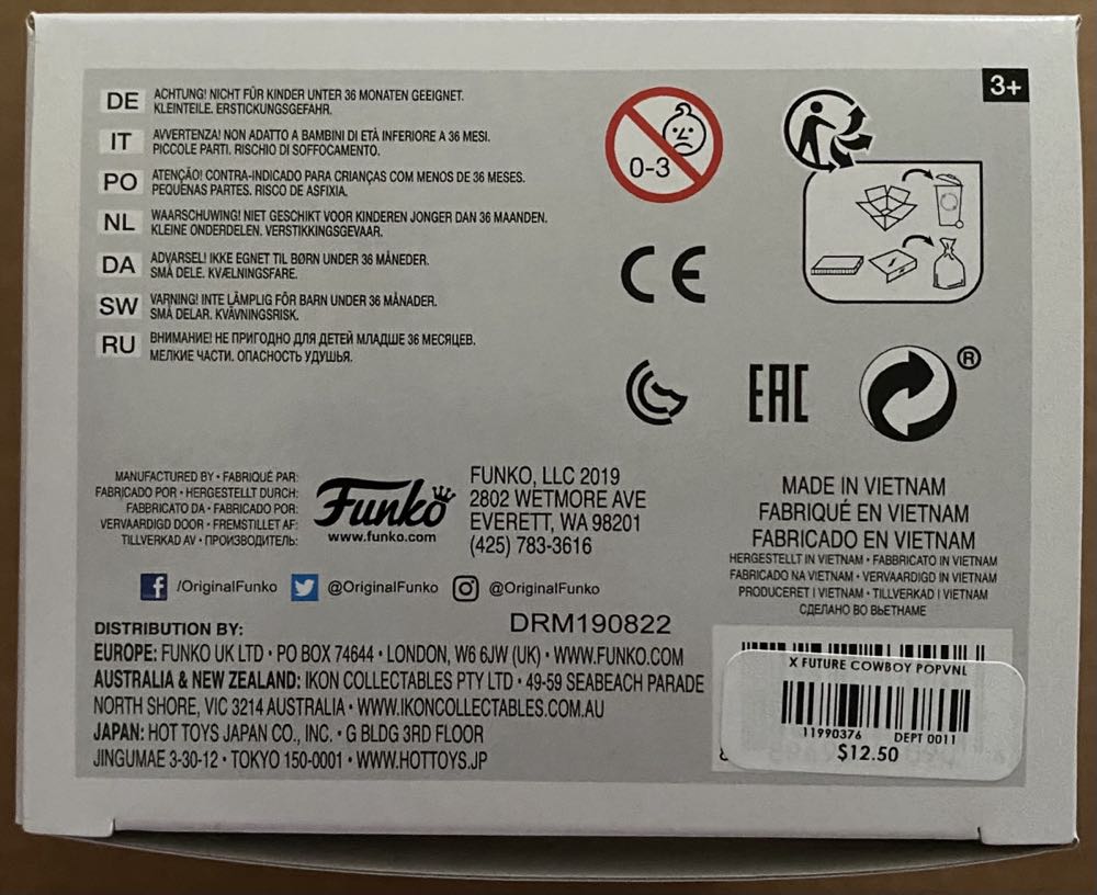 Pop! Movies (BTTF): #816 Marty McFly (Clint Eastwood) - Funko (Back To The Future) action figure collectible [Barcode 11990376] - Main Image 4