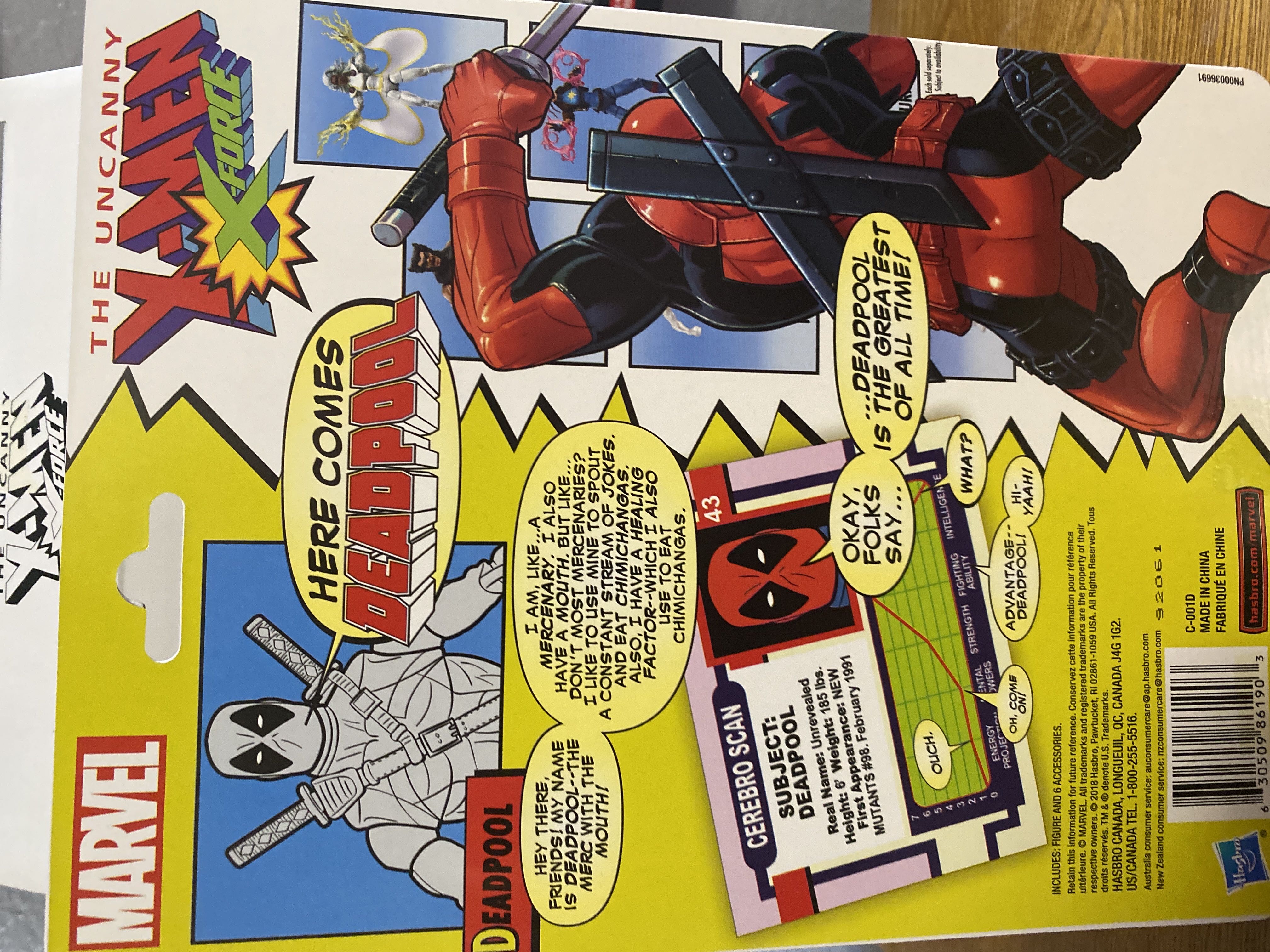 Deadpool (Retro) - Hasbro (Marvel Legends 80 Years) action figure collectible [Barcode 630509861903] - Main Image 3