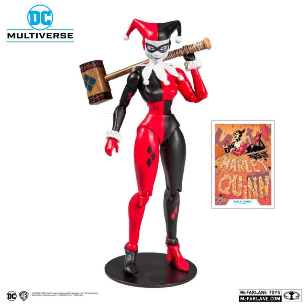 Classic Harley Quinn - DC - BATMAN VILLAINS (Harley Quinn) action figure collectible [Barcode 787926158021] - Main Image 3