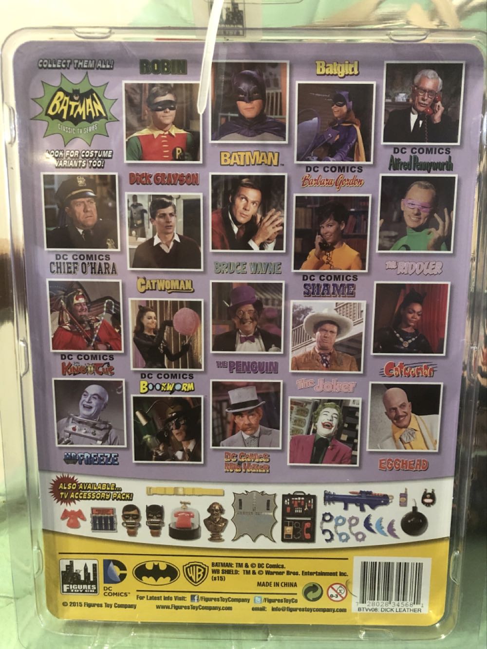 Dick Grayson: Undercover Agent Variant - Figures Toy Company (Batman Classic Tv Series) action figure collectible [Barcode 728028345681] - Main Image 2