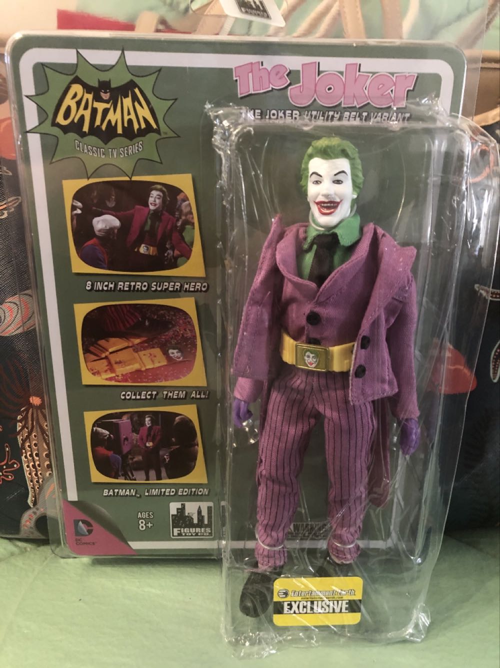 Figures Toy Co Batman Classic Tv Series The Joker Exclusive - Figures Toy Company (Batman Classic Tv Series) action figure collectible [Barcode 728028345674] - Main Image 2