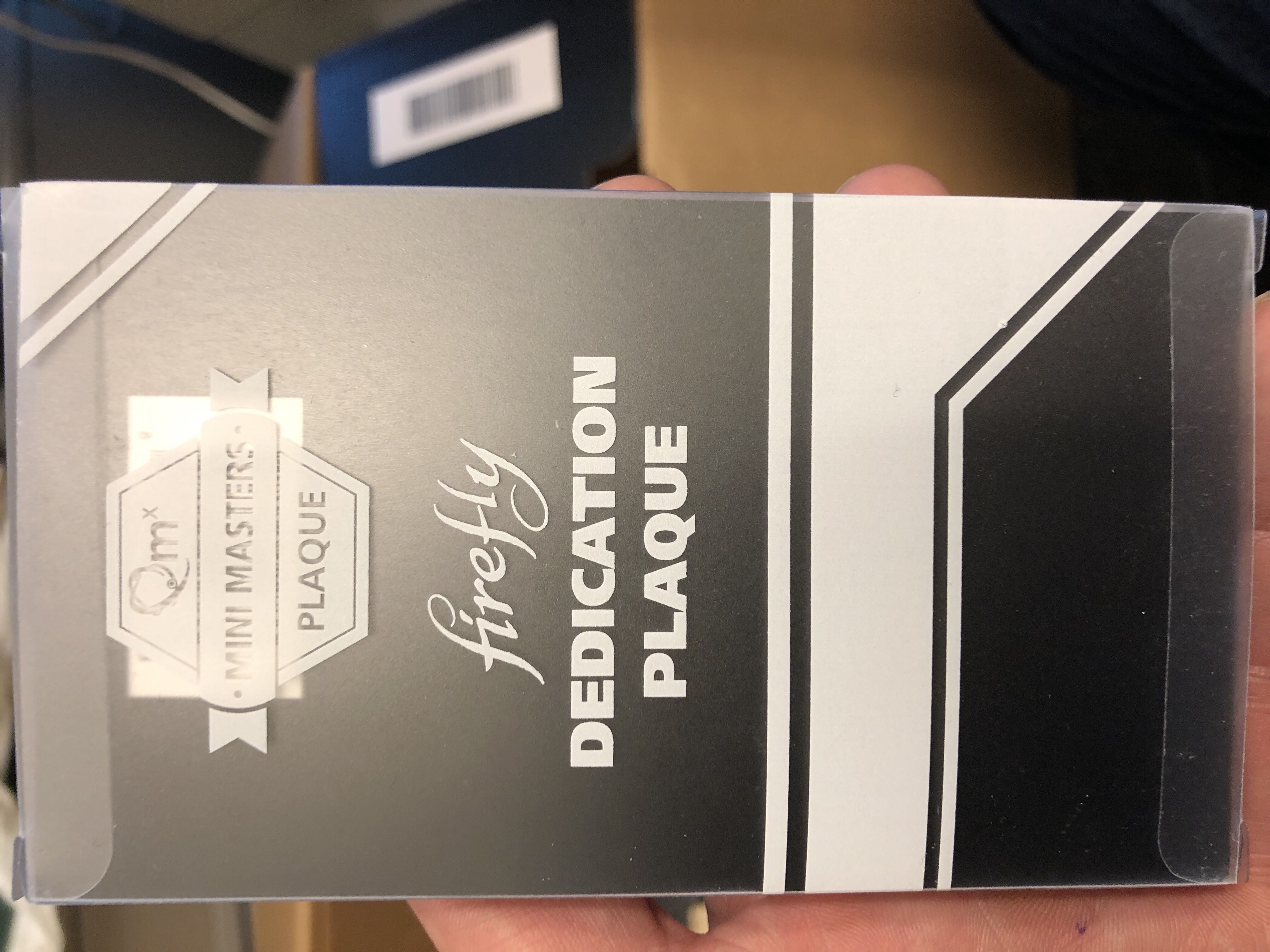 Firefly Dedication Plaque - QMX Mini Masters (Firefly) action figure collectible [Barcode 812095022733] - Main Image 2