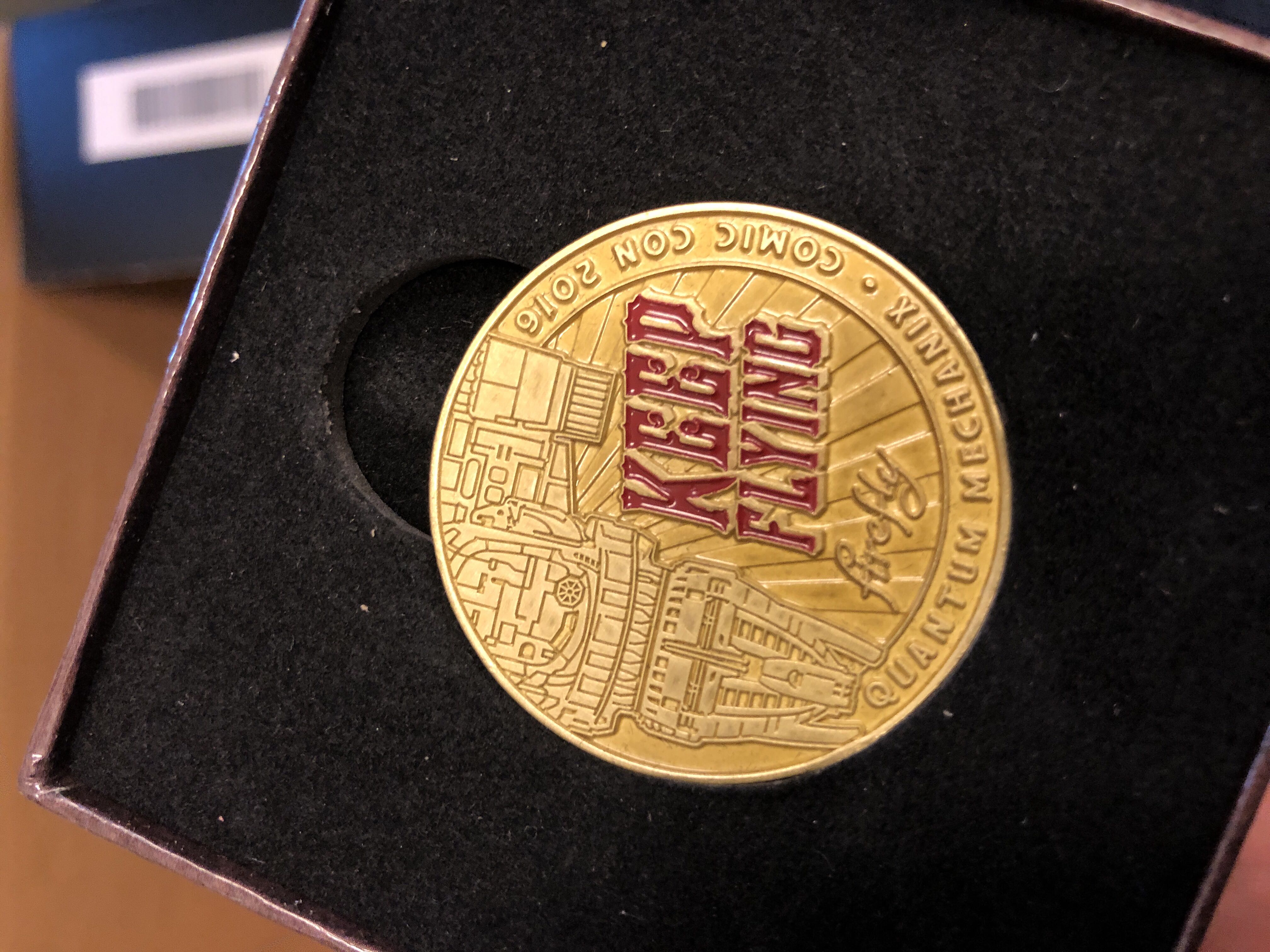 Firefly Limited Edition Challenge Coin - Loot Crate (QM Calibre Metal Forms) action figure collectible [Barcode 812095022030] - Main Image 2