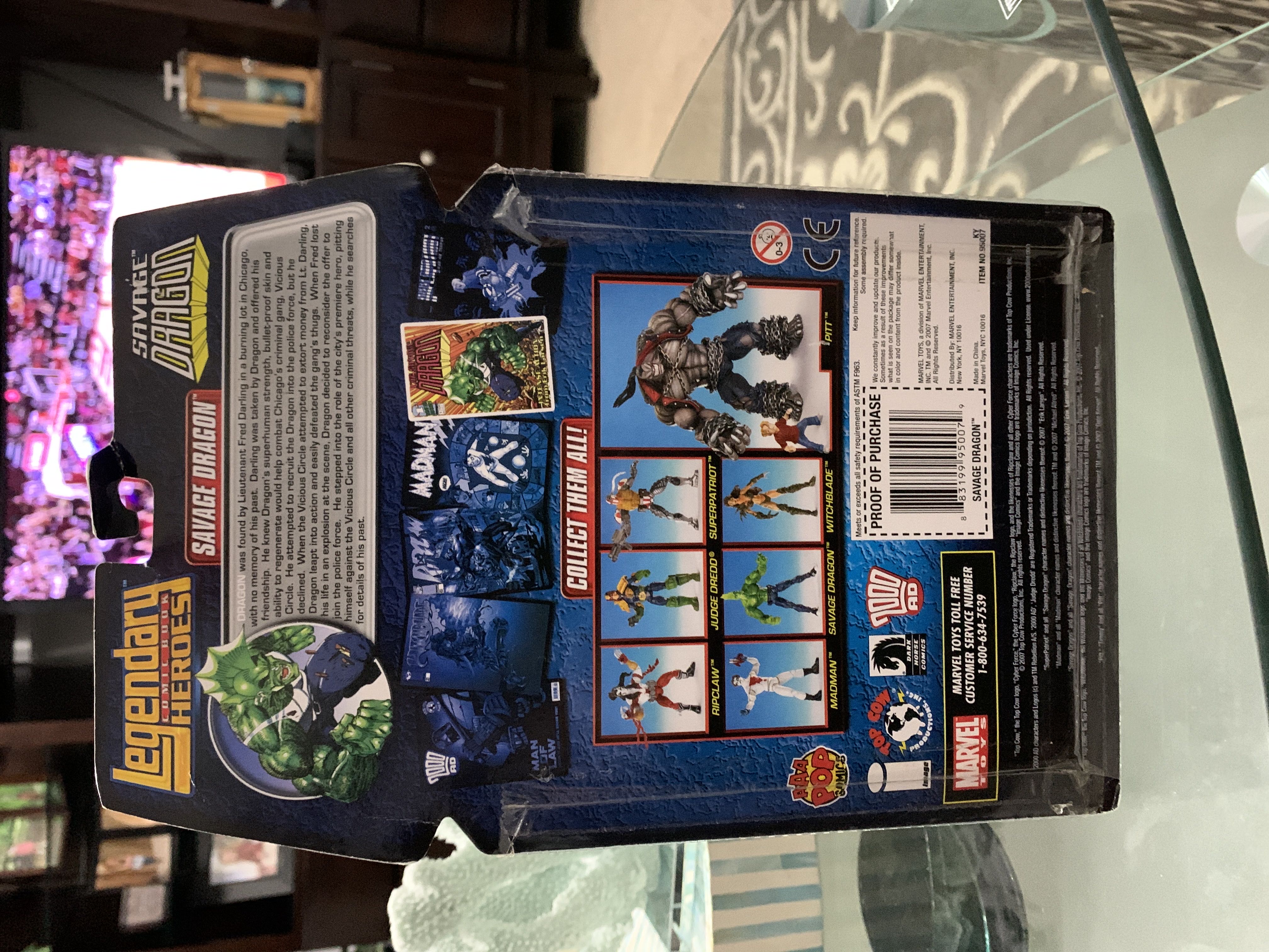 Savage Dragon - Hasbro (Legendary Heroes: 6”) action figure collectible [Barcode 883199950079] - Main Image 2