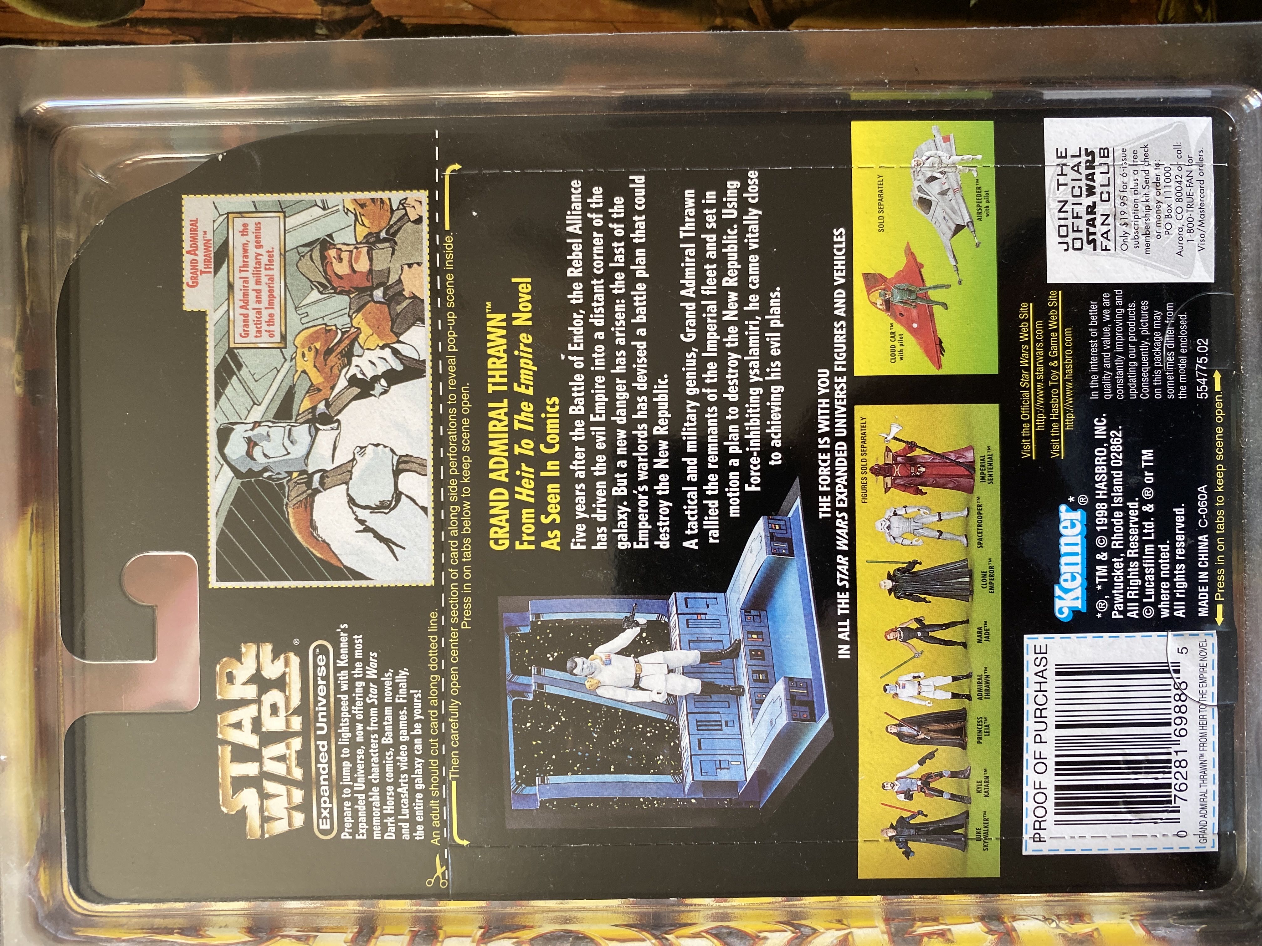 Grand Admiral Thrawn - Hasbro (Star Wars: Heir to the Empire) action figure collectible [Barcode 076281698885] - Main Image 2