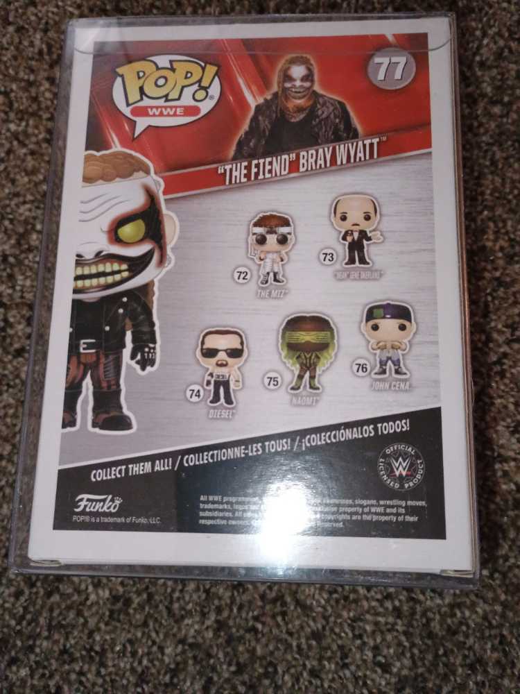 Pop - The Fiend Bray Wyatt #77 - Funko (WWE Funko Pop) action figure collectible [Barcode 889698478069] - Main Image 2