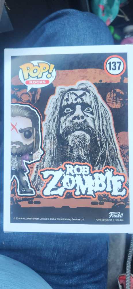 Rob Zombie  (Funko Pop) action figure collectible [Barcode 889698419550] - Main Image 2