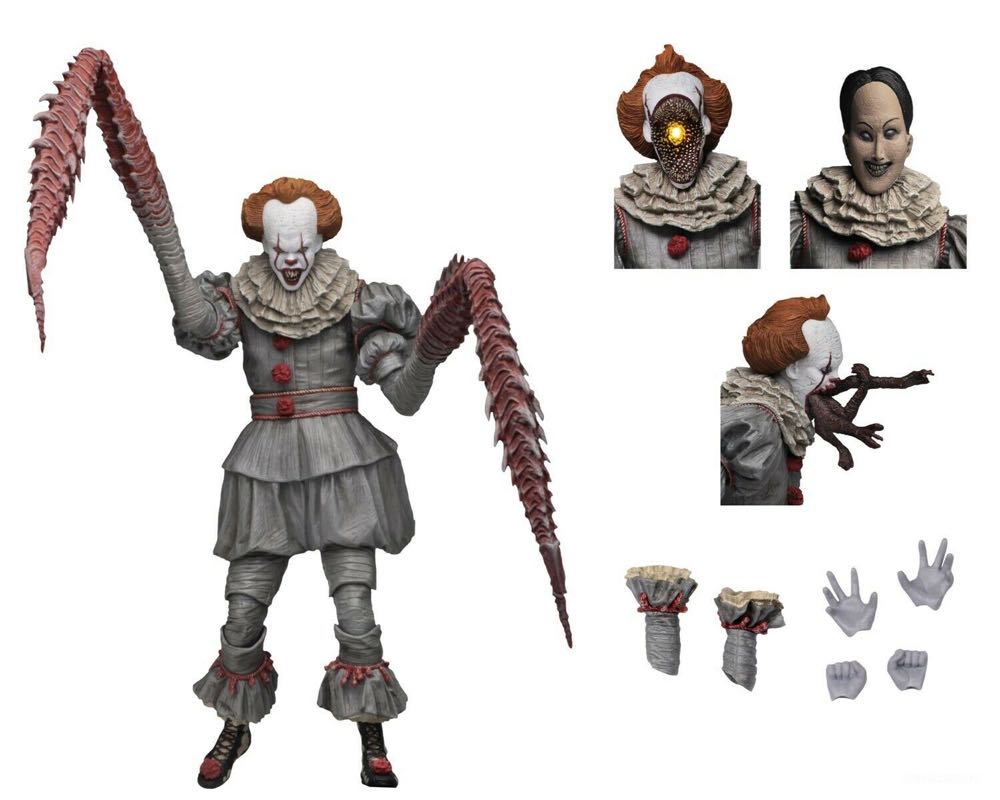 It- Pennywise The Dancing Clown - Neca Reel Toys (IT (2017)) action figure collectible [Barcode 634482454701] - Main Image 4