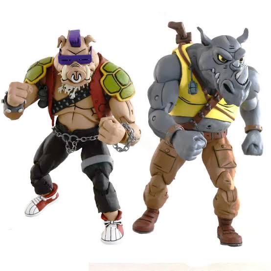Bebop & Rocksteady - Neca/Reel Toys (Teenage Mutant Ninja Turtles) action figure collectible [Barcode 634482541005] - Main Image 2