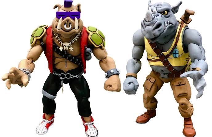 Bebop & Rocksteady - Neca/Reel Toys (Teenage Mutant Ninja Turtles) action figure collectible [Barcode 634482541005] - Main Image 3