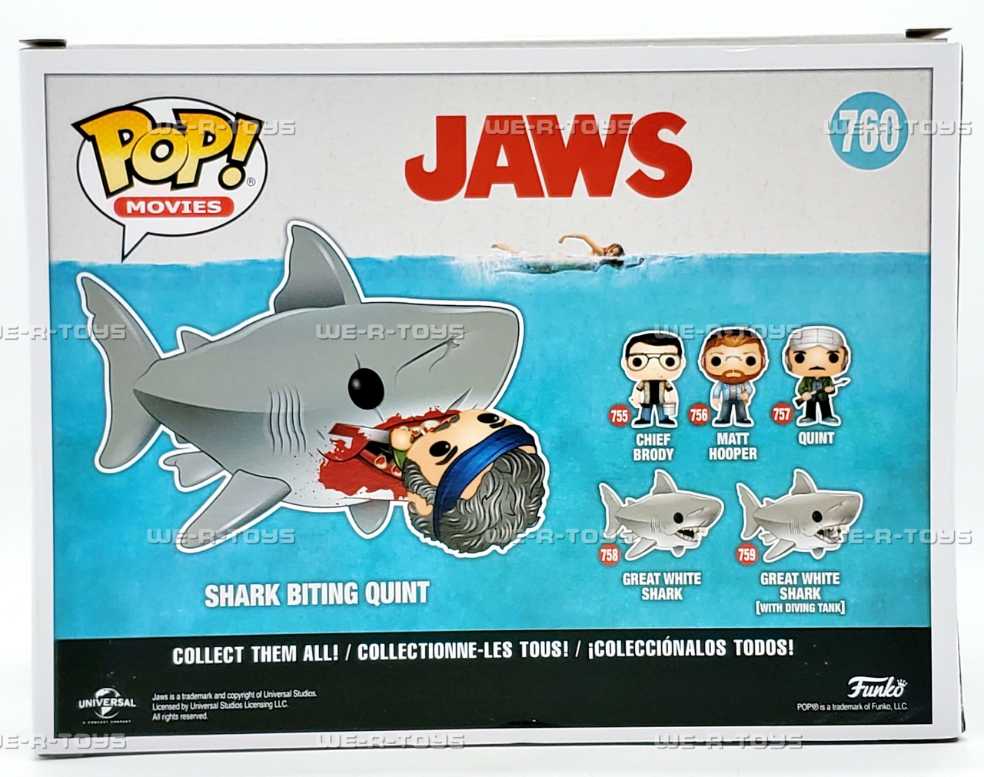 Funko POP!#760 Shark biting Quint - Funko (Jaws) action figure collectible [Barcode 889698385688] - Main Image 2