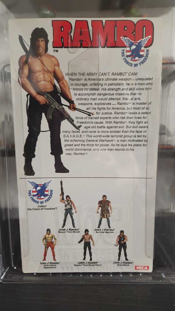 Neca - Rambo SDCC 2015 Convention Exclusive - Neca (Rambo Force of Freedom) action figure collectible [Barcode 634482535059] - Main Image 2