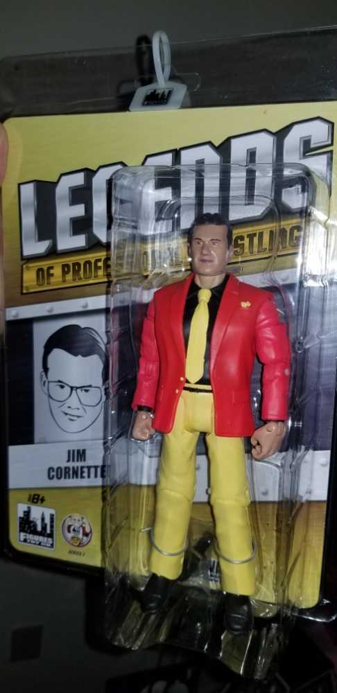 Jim Cornette - Legends Of Professional Wrestling - Figures Toy Company (Wrestleling) action figure collectible [Barcode 744881533447] - Main Image 2