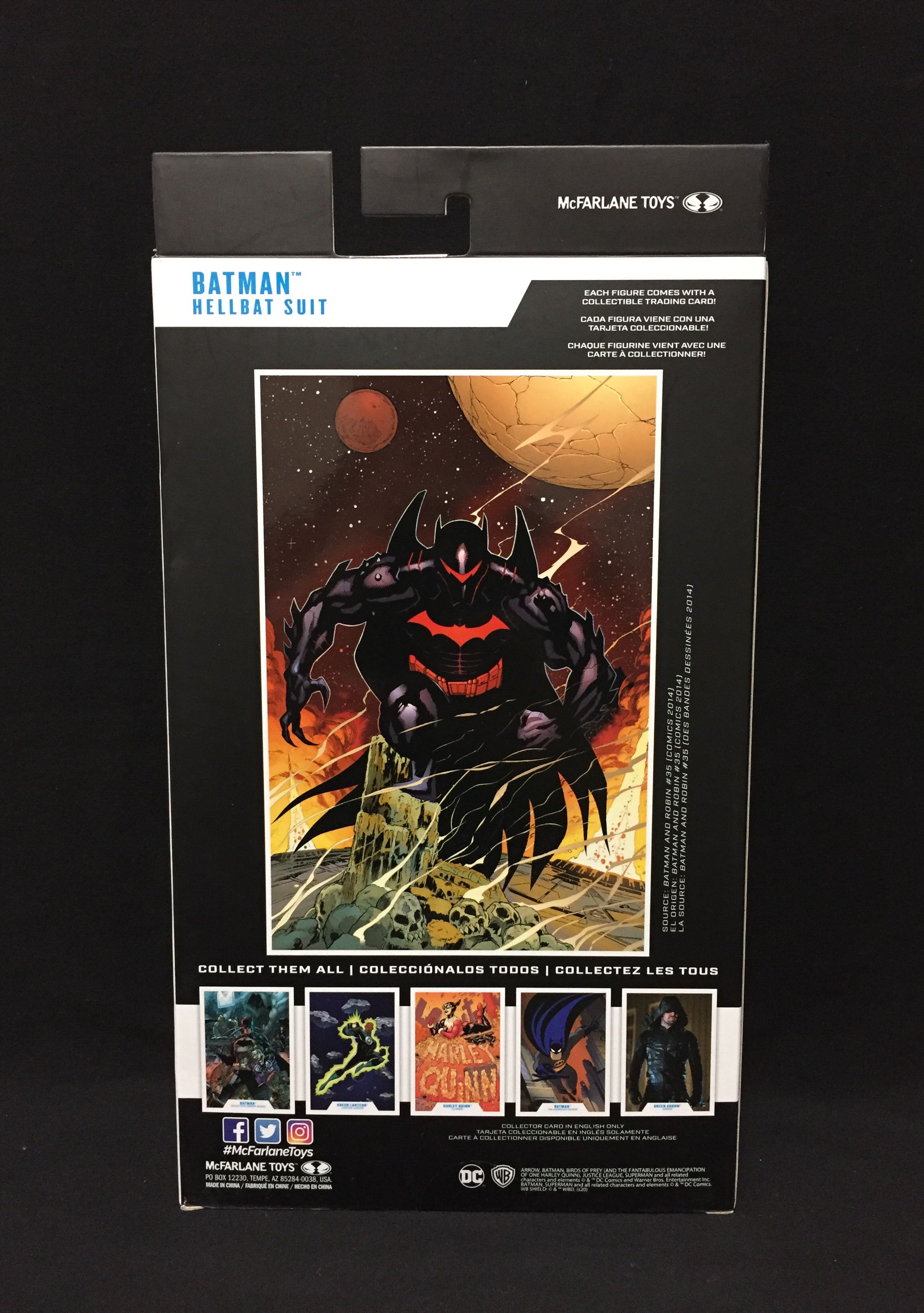 Batman Hellbat Suit - DC - BATMAN (DC Multiverse) action figure collectible [Barcode 787926156010] - Main Image 2