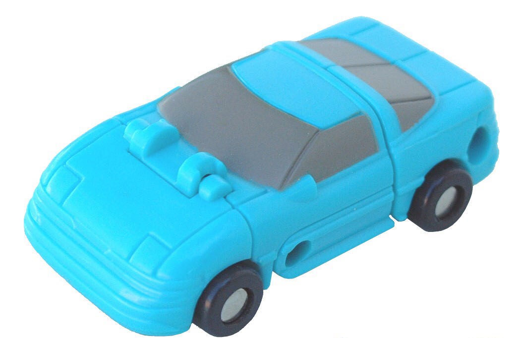 Transformers G1 Hyperdrive Micro Master Sports Car Patrol - Hasbro (G1 Transformers) action figure collectible - Main Image 2