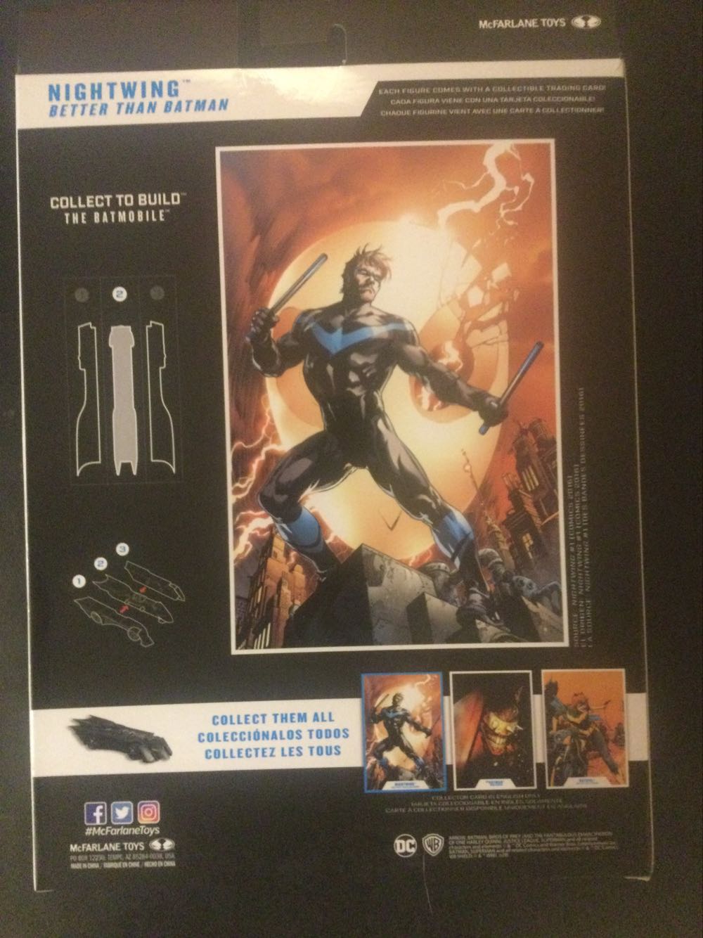 Better Than Batman Nightwing - DC - BAT FAMILY (Nightwing) action figure collectible [Barcode 787926154023] - Main Image 3