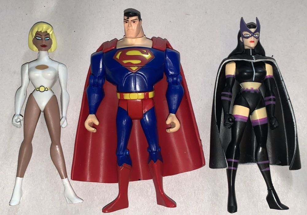 JLU 3-Pack Galatea Superman Huntress - Mattel (Dc Universe justice league unlimited) action figure collectible [Barcode 027084727708] - Main Image 4