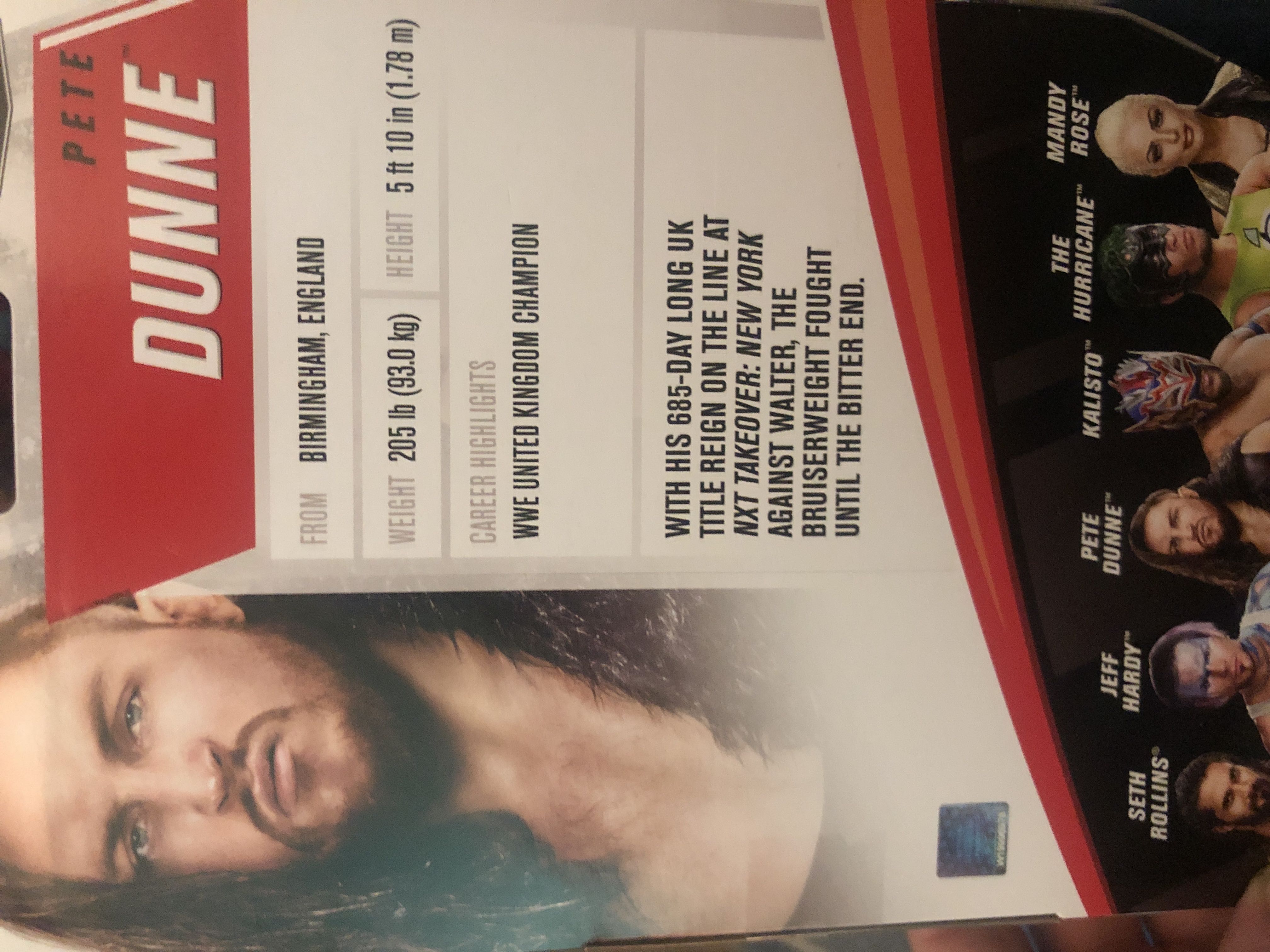  Pete Dunne - Mattel Wwe action figure collectible - Main Image 2