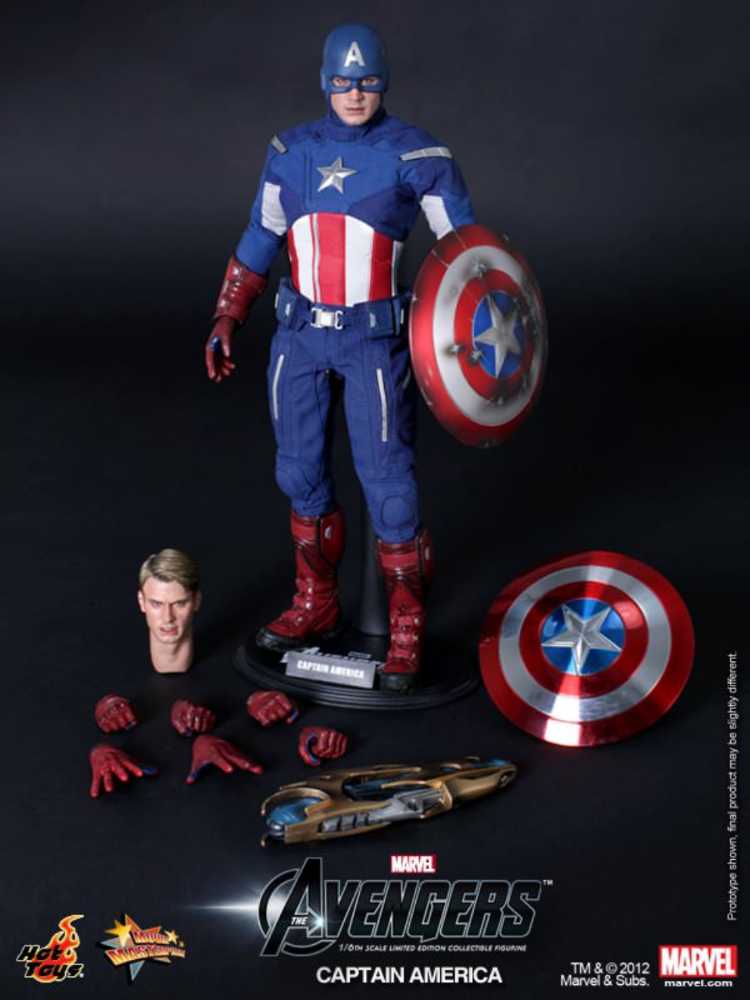 Captain America  - Hot Toys (Marvel’s Avengers) action figure collectible [Barcode 4897011174464] - Main Image 2