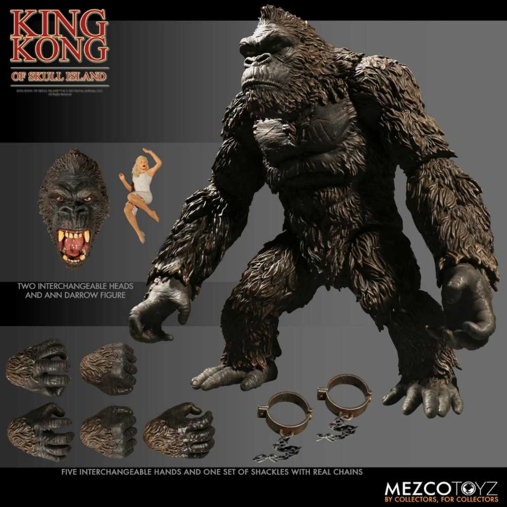 King Kong Of Skull Island - Mezco Toyz (King Kong) action figure collectible [Barcode 696198101003] - Main Image 2