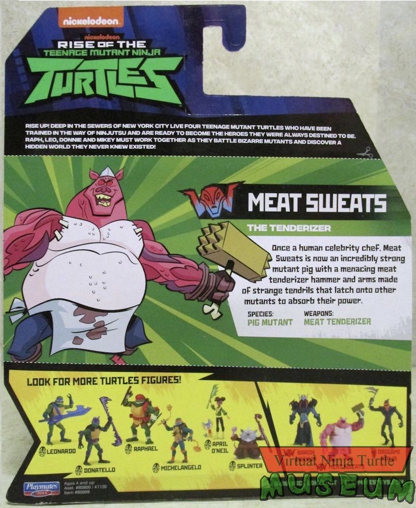 Meat Sweats - Spin Master (Rise of the Teenage Mutant Ninja Turtles) action figure collectible [Barcode 778988186367] - Main Image 2