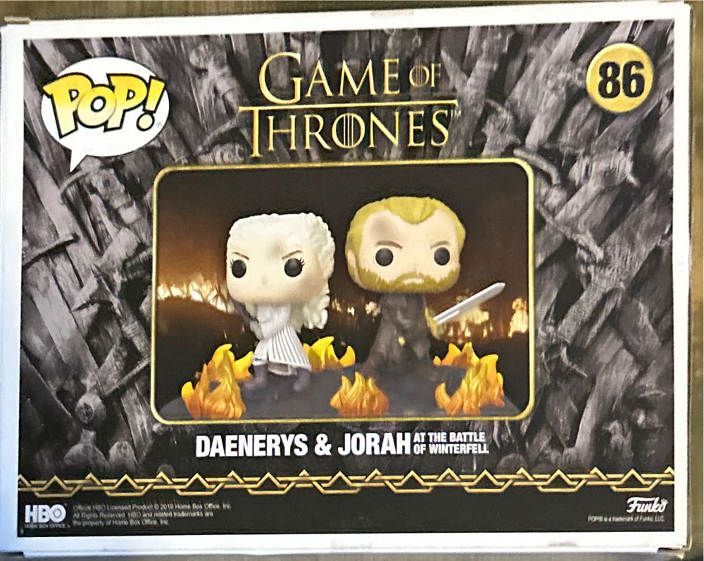 Funko - GoT - Daenerys And Jorah-Winterfell - Funko Pop action figure collectible [Barcode 889698448246] - Main Image 2