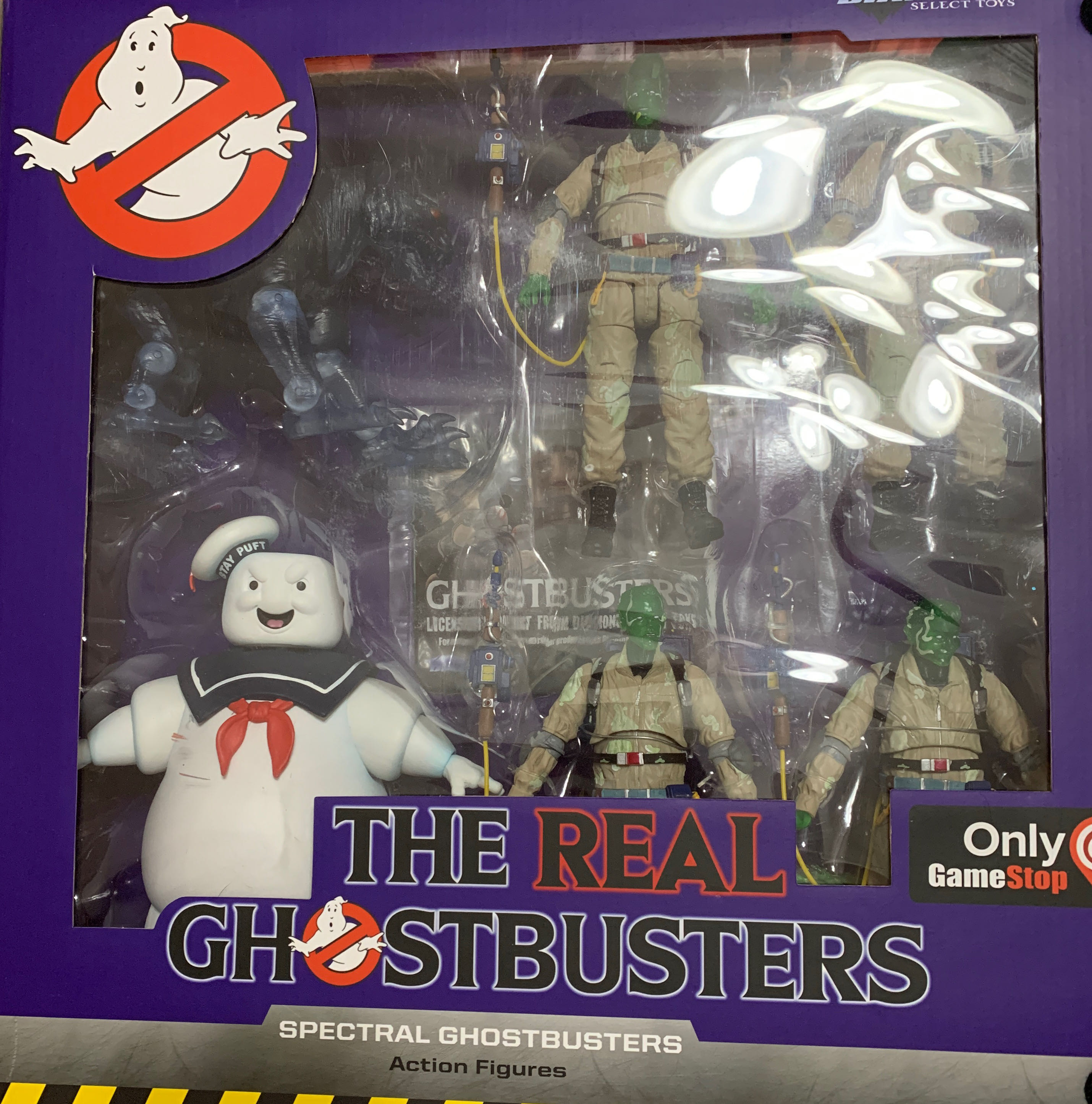 The Real Ghostbusters - Spectral Ghostbusters - Diamond Select (The Real Ghostbusters) action figure collectible [Barcode 699788835289] - Main Image 2