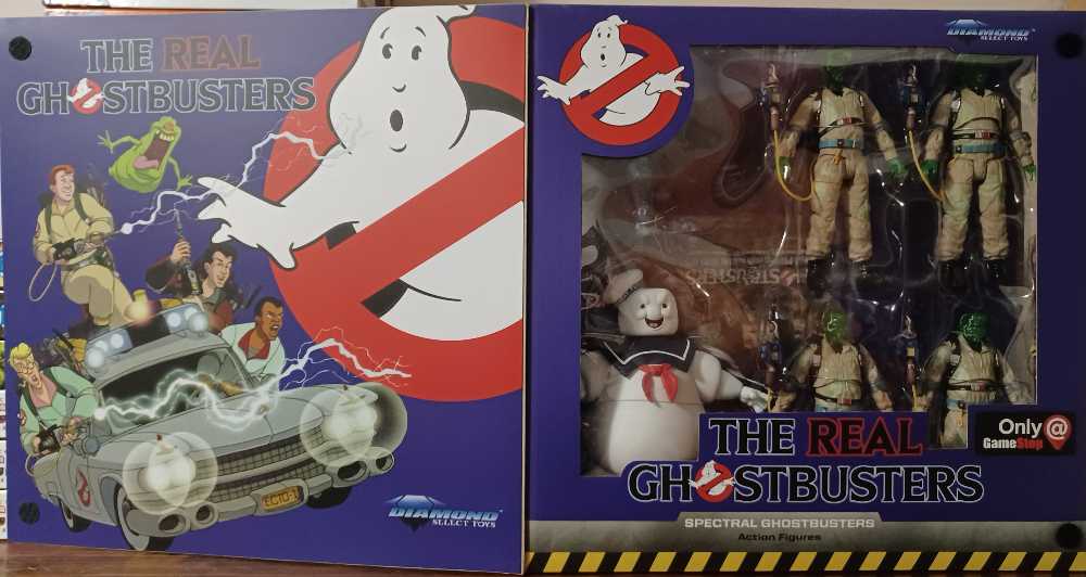 The Real Ghostbusters - Spectral Ghostbusters - Diamond Select (The Real Ghostbusters) action figure collectible [Barcode 699788835289] - Main Image 4