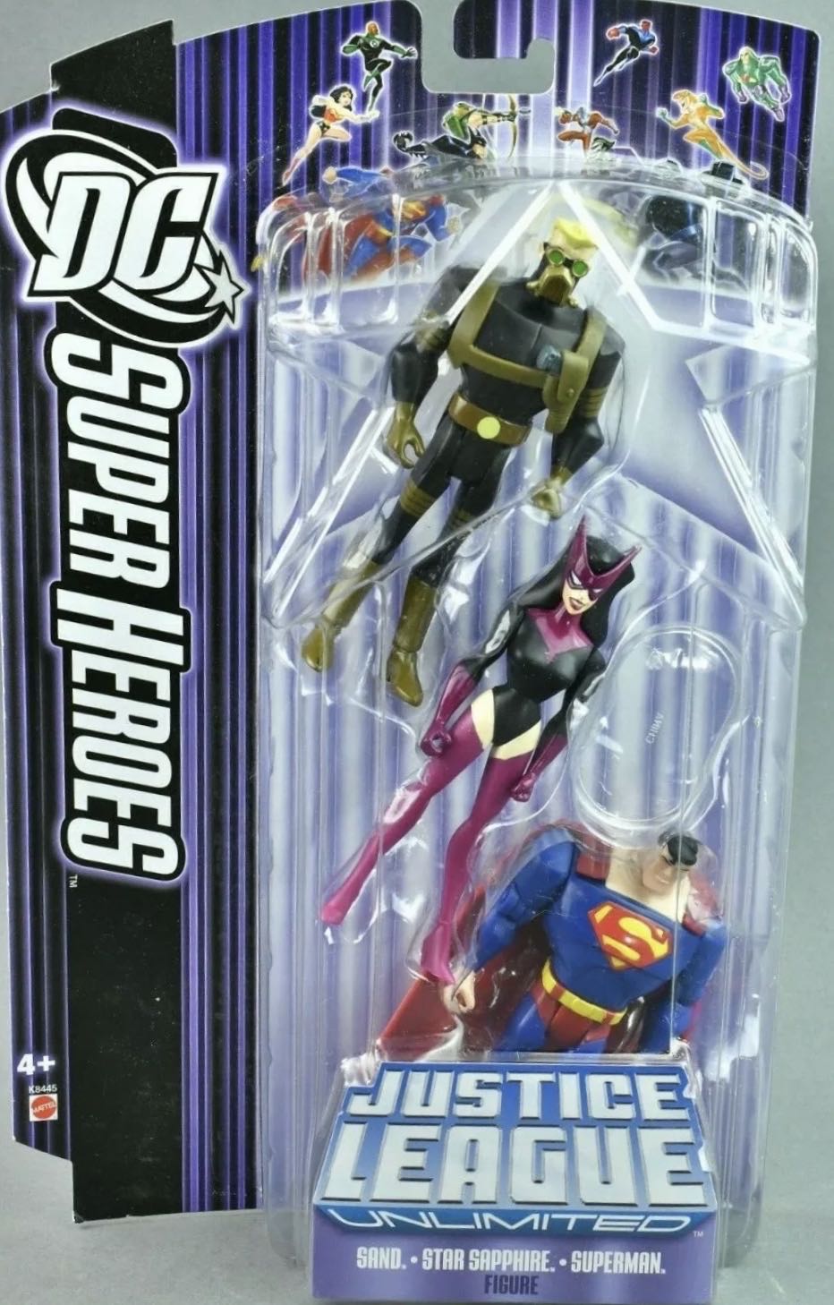 Star Sapphire, Sand, Superman - Mattel (Justice League Unlimited) action figure collectible [Barcode 027084450811] - Main Image 1