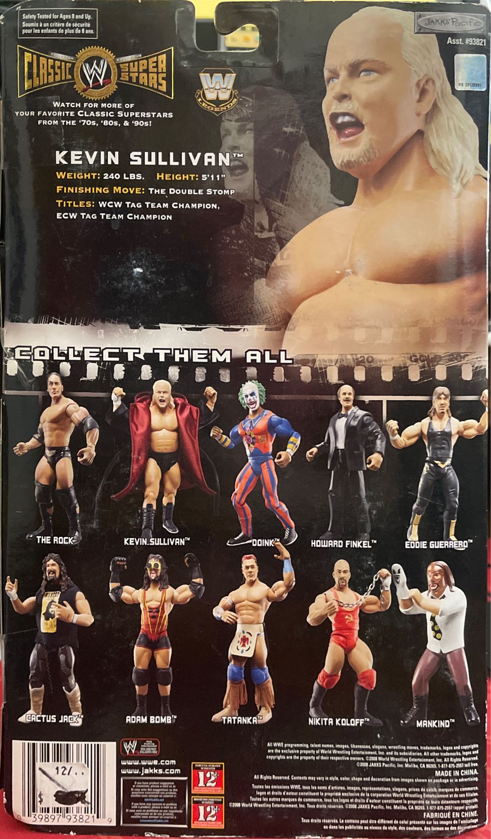 Kevin Sullivan - Jakks Pacific (Classic Superstars) action figure collectible - Main Image 3